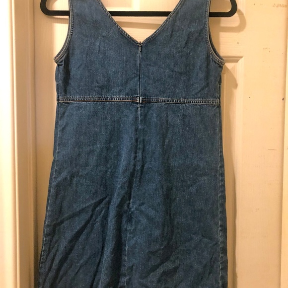 VINTAGE GAP JEAN DRESS SZ 4 - Picture 2 of 3